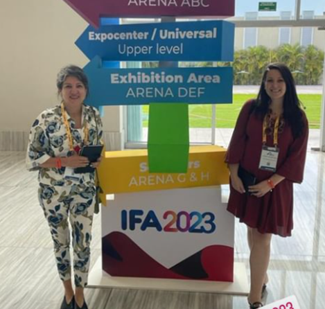 Fernanda y Florencia participaron del 75º Congreso de la IFA en Cancún, México