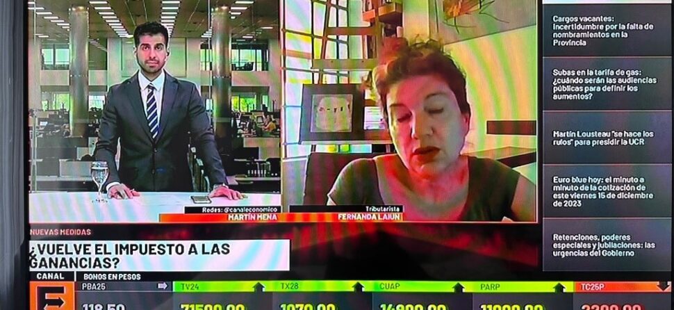 Fernanda Laiún participó en Canal E