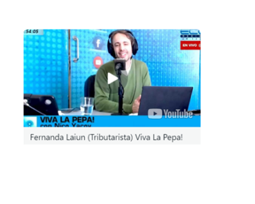 Fernanda Laiún participó en Radio Medios.