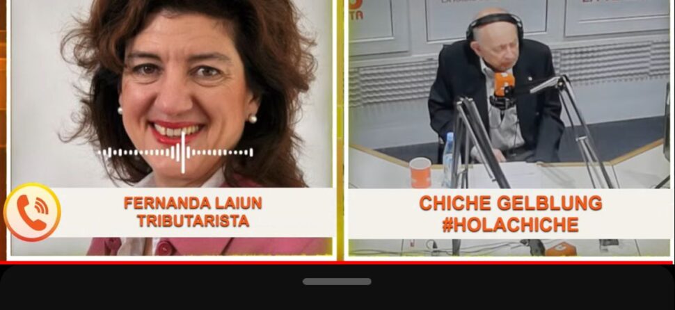 Fernanda Laiún fue entrevistada por Chiche Gelblung para Radio del Plata