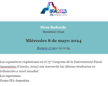 75° Congreso de la International Fiscal Associatio ...