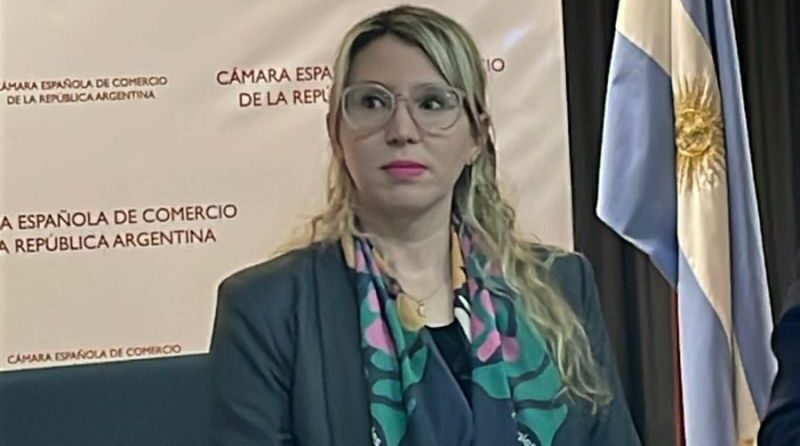Yésica Baigorri en la Cámara de Comercio de España