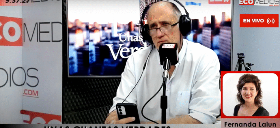 La participación de Fernanda Laiún en Eco Medios