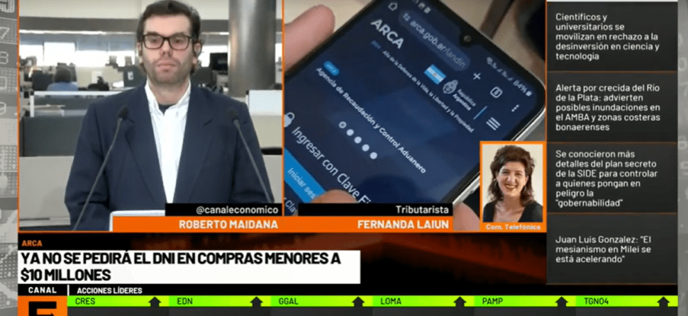 Fernanda Laiún en Canal E: los nuevos cambios económicos y el impacto en los contribuyentes cumplidores