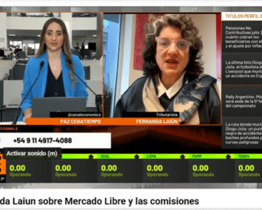 Fernanda Laiún en Canal E: el impacto de las comis ...