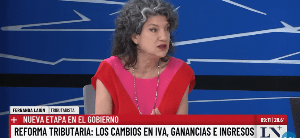 Reforma tributaria: Fernanda Laiún explicó los cambios en IVA, Ganancias e Ingresos Brutos